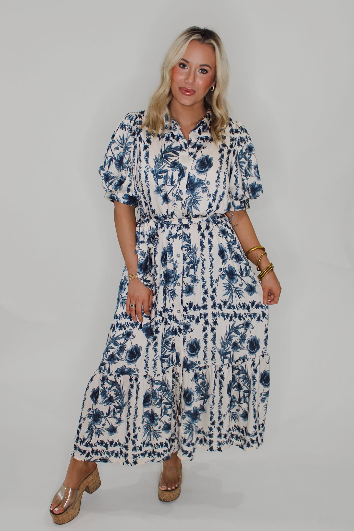 Desert Blooms Midi Dress