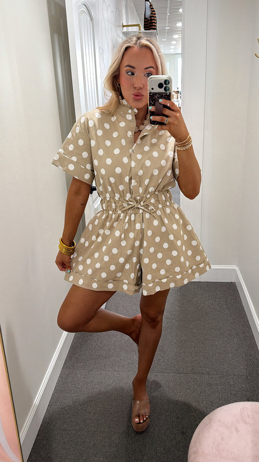 Polka Dot Romper