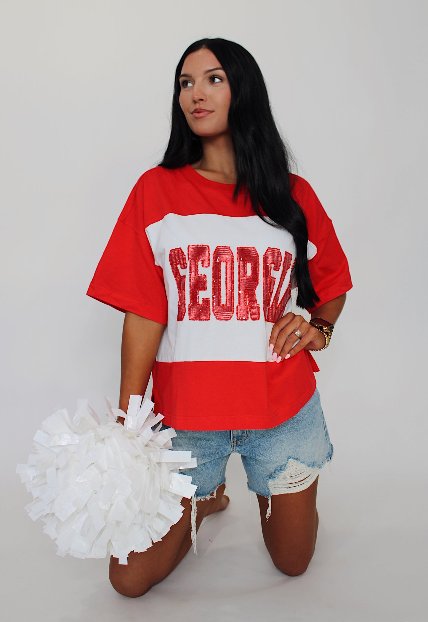 Stewart Simmons - The Colorblock Sequin Tee