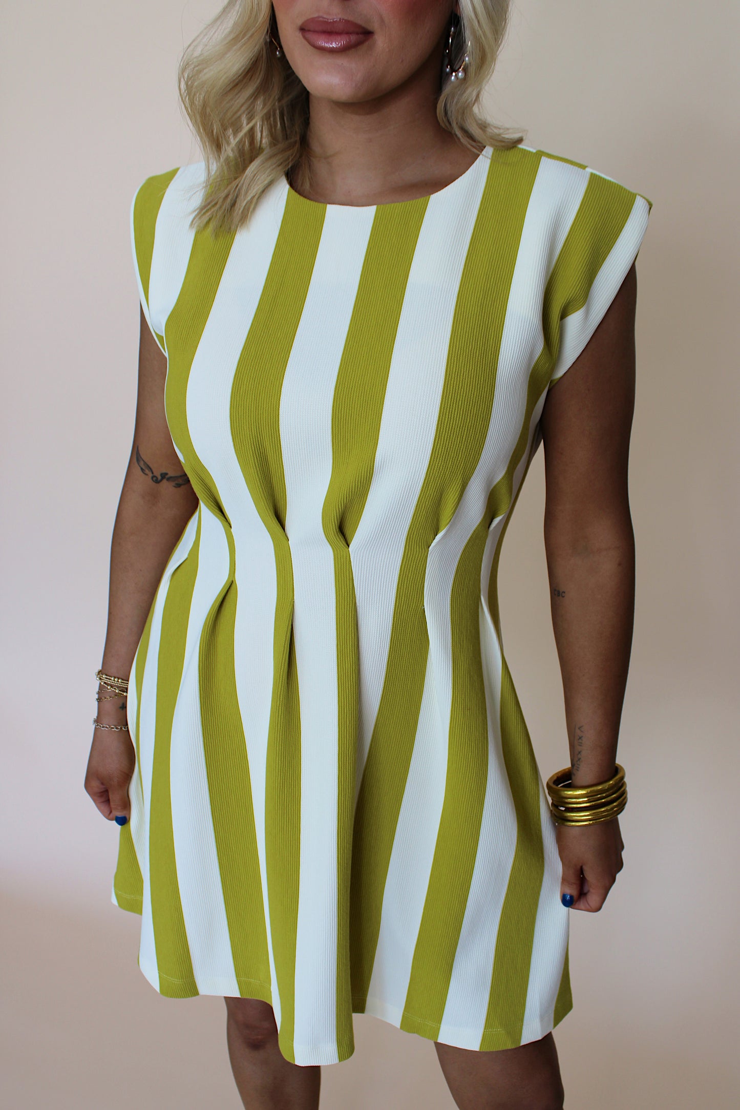 Lemon & Lime Stripe Mini