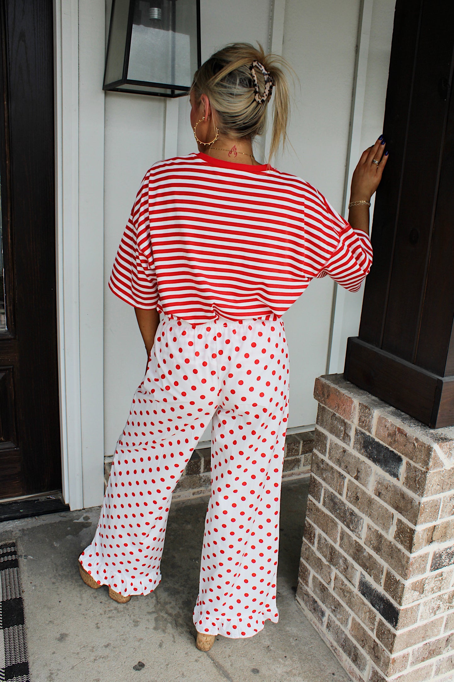Ruffle Bottom Polka Dot Bliss