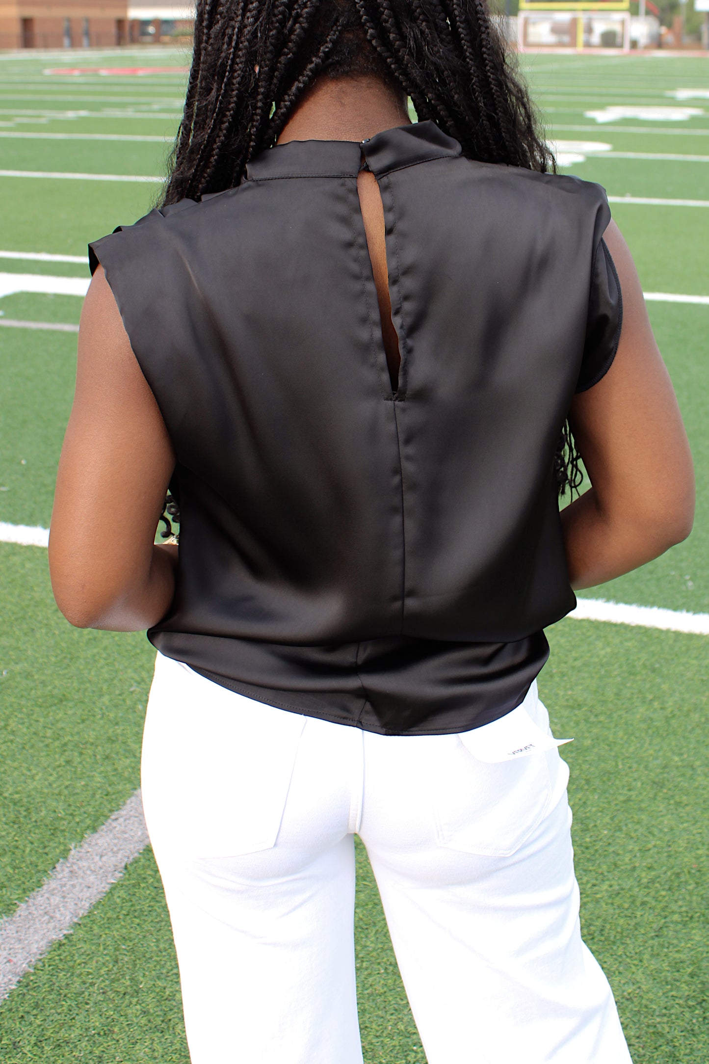 Satin Drape Top