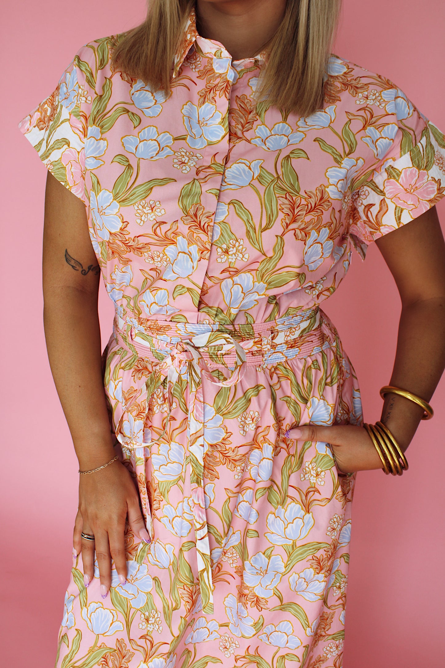 So Charmed Midi Dress