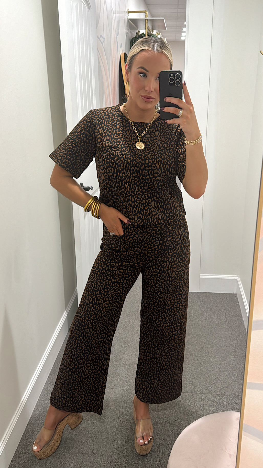City Chic Leopard Set