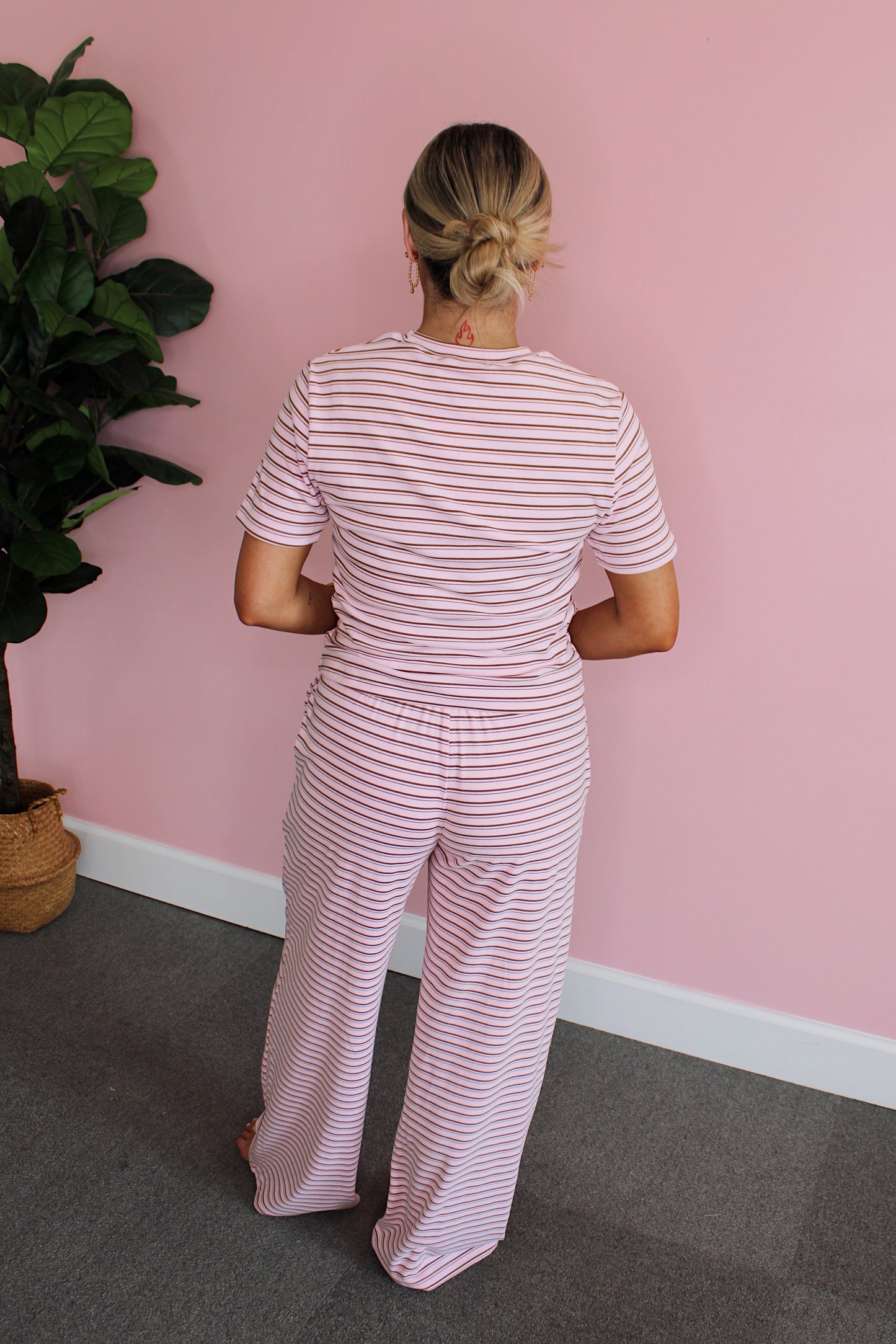 Snuggle Stripe Set - Pink