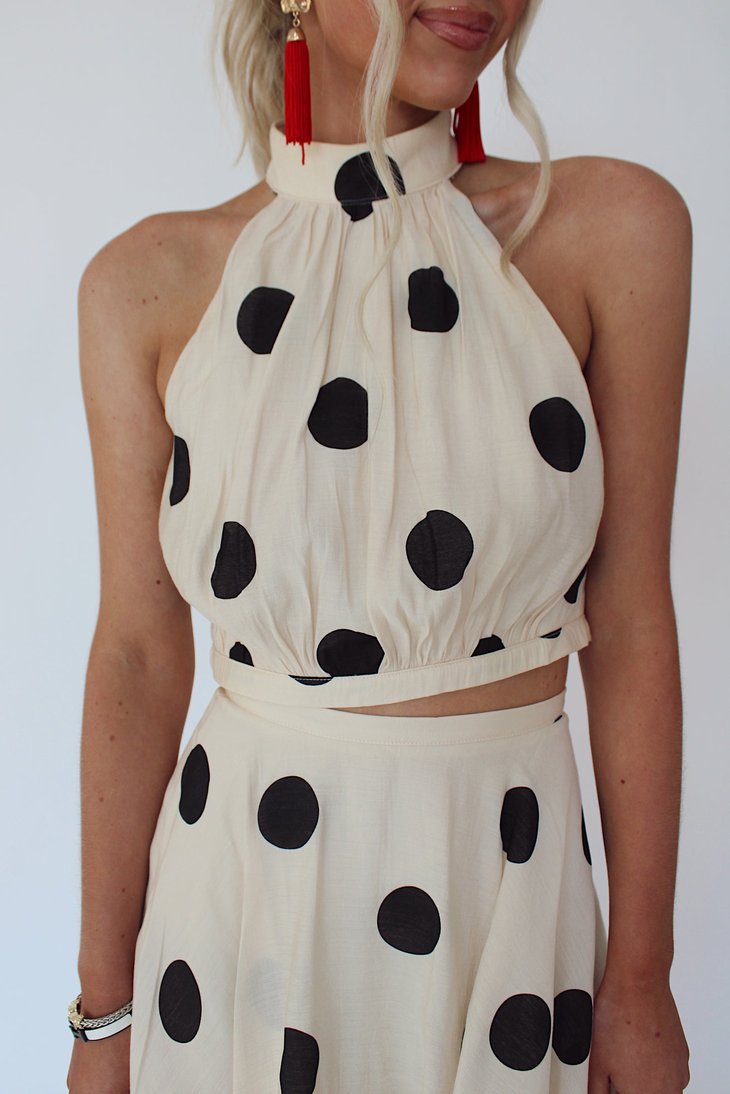 Polka Dot Skirt Set