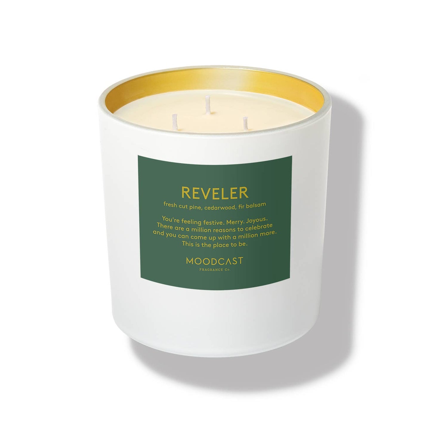 Moodcast Fragrance | 3 Wick | 24 oz Candle- Reveler