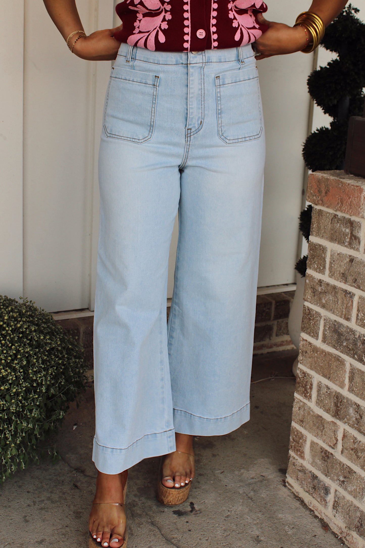 Mineral Washed Denim Pants