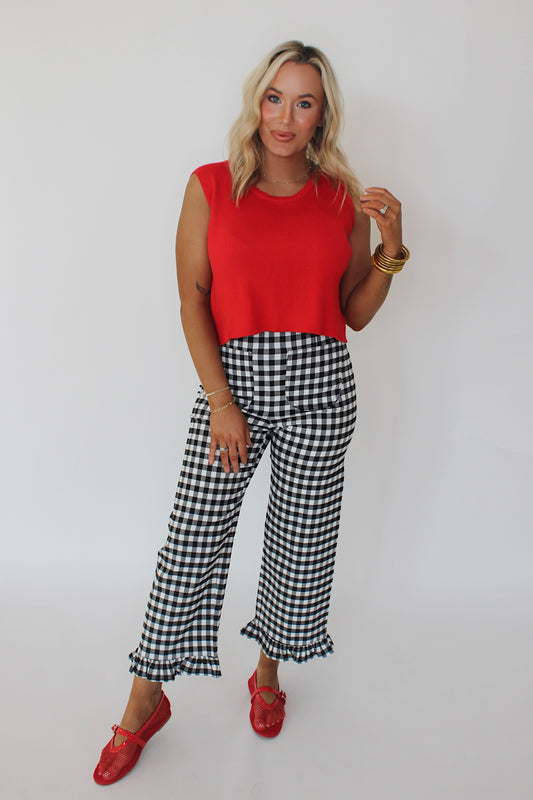 Back Bow Tie Top