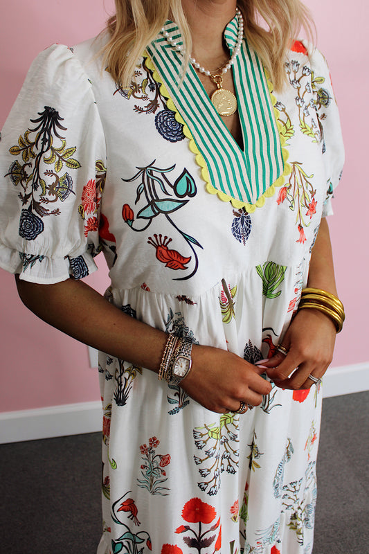 Barnyard Breeze Midi Dresz