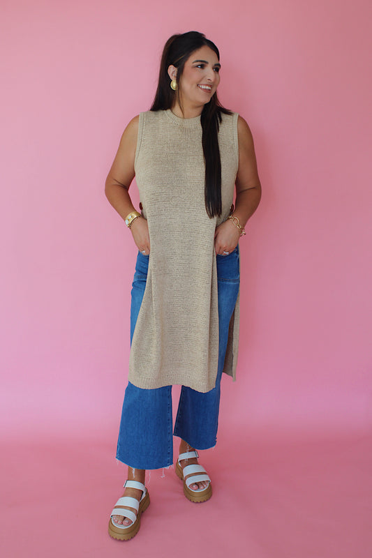 Latte to Go Longline Top