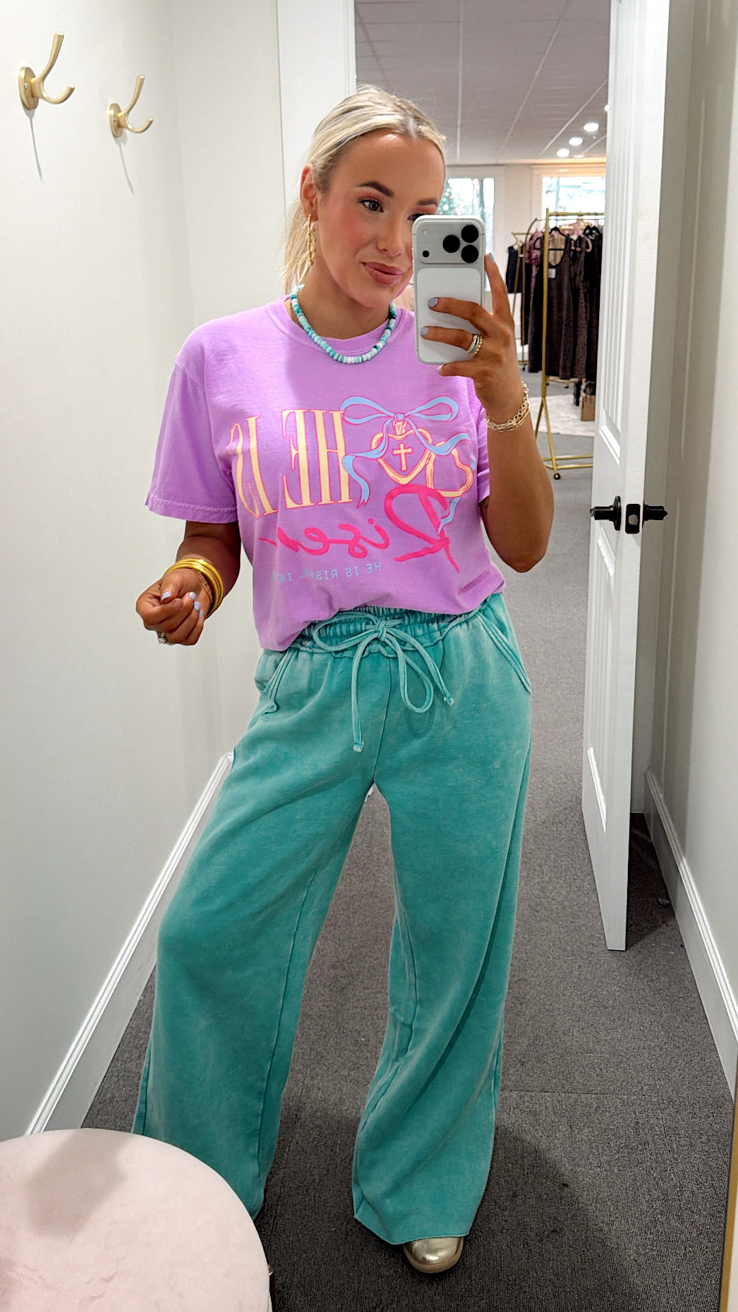 He is Risen Locket Tee