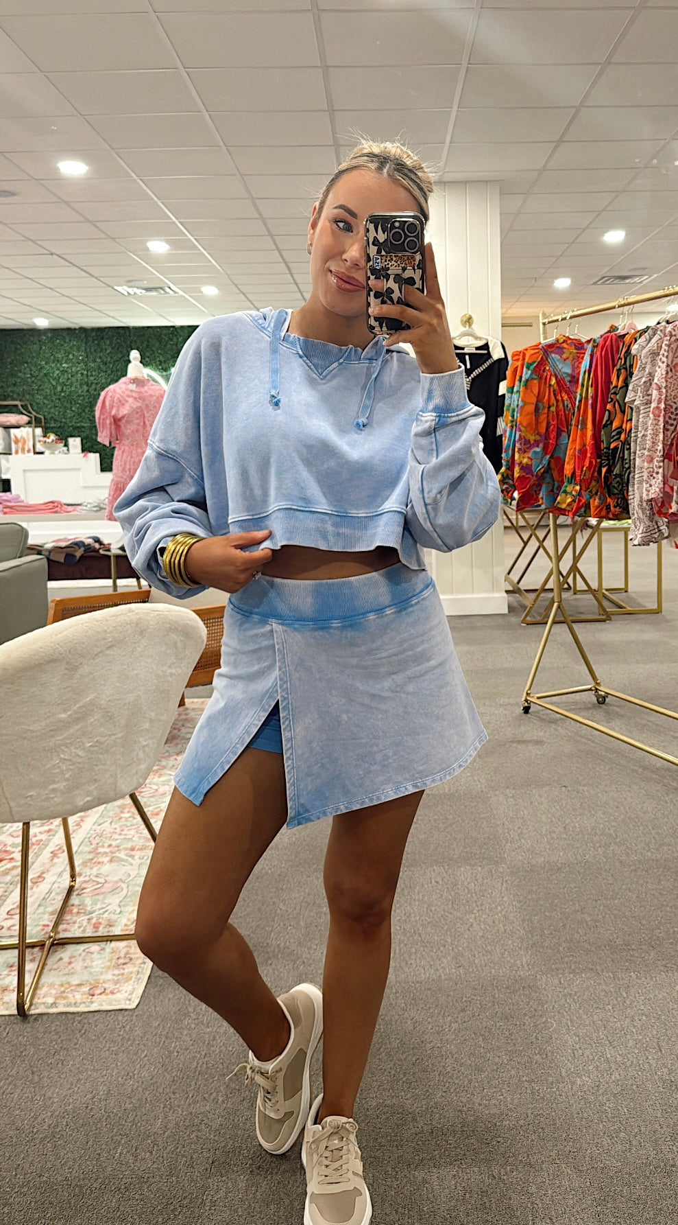 Comfy Babe Skort Set in Lavender