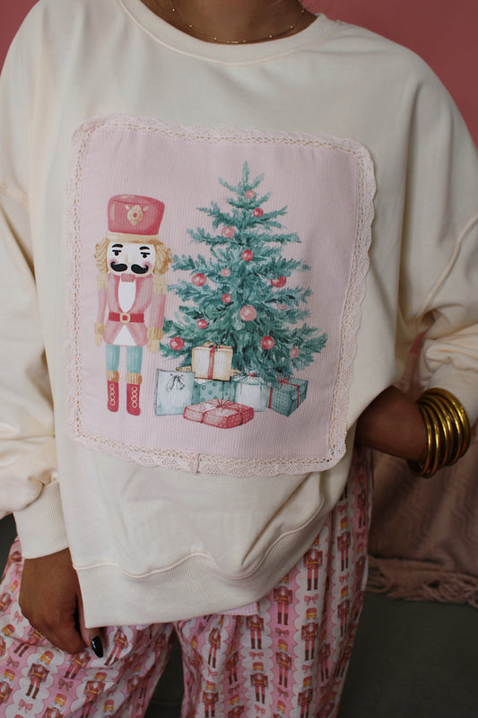 Nutcracker Corduroy Pullover