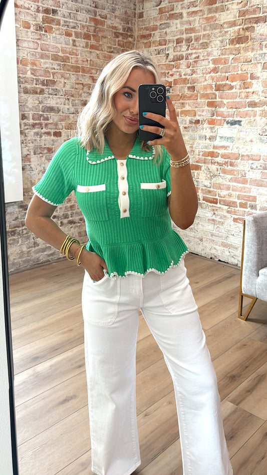 Glamour Girl Ruffle Top