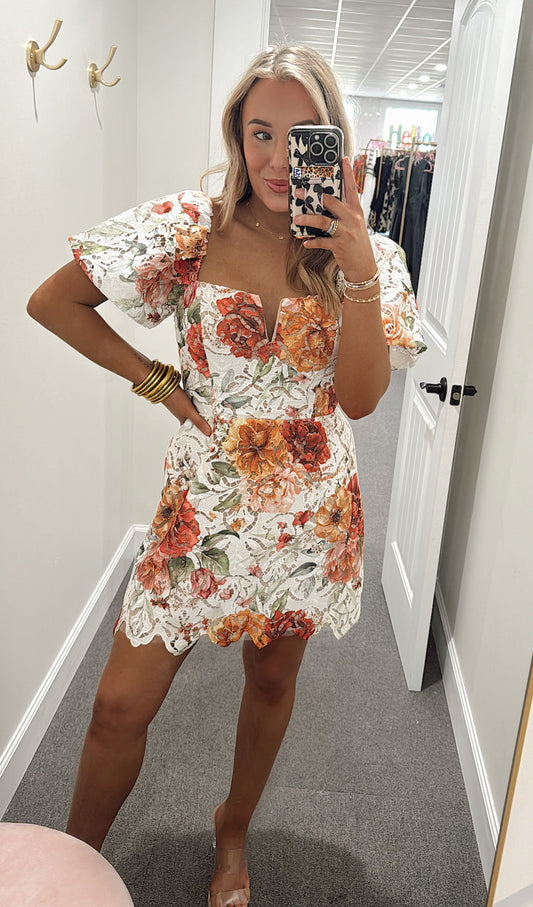 Bethany Lace Mini Dress