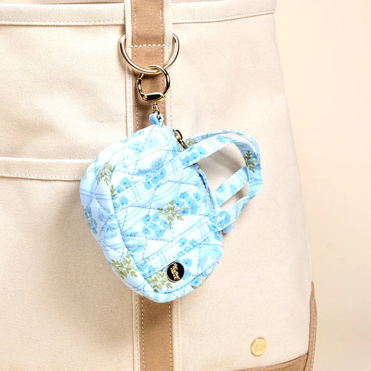 Itty Bitty Duffle Bag Charm - Oh So Fancy Blue