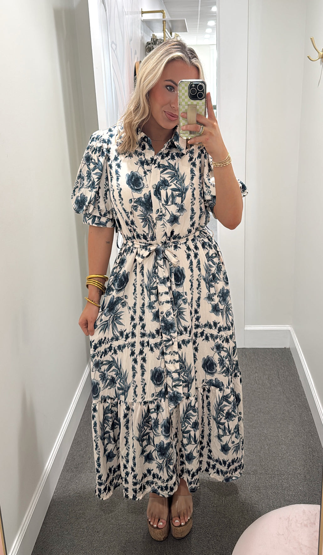 Desert Blooms Midi Dress