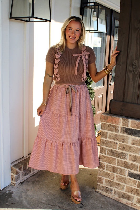 Darling Detail Skirt Set