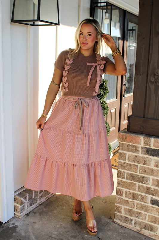 Darling Detail Skirt Set