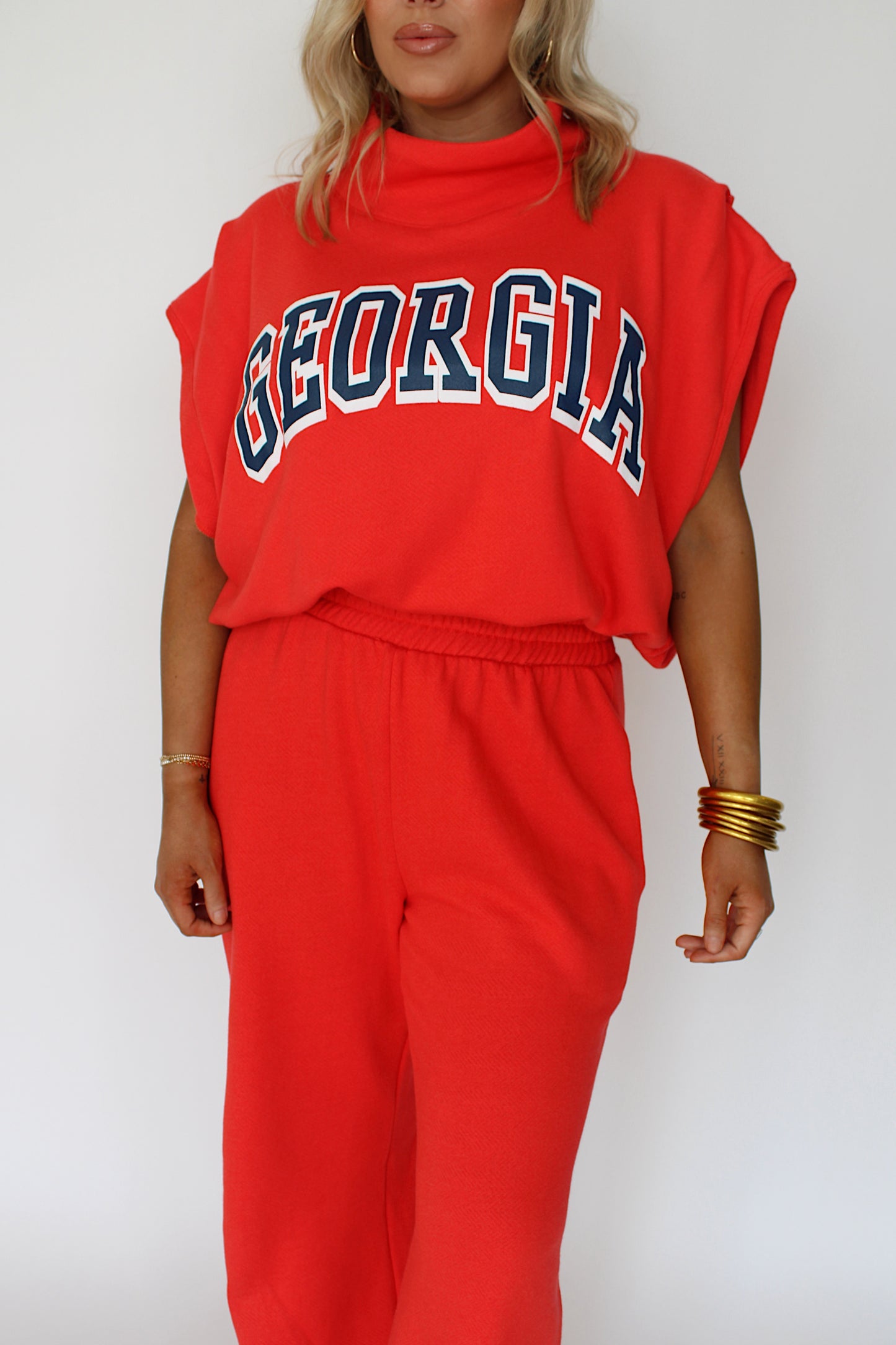 Mock Neck GEORGIA Pants Set