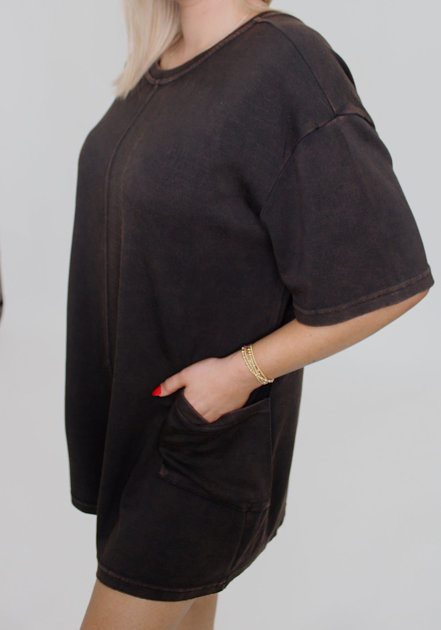 Mineral Washed Romper