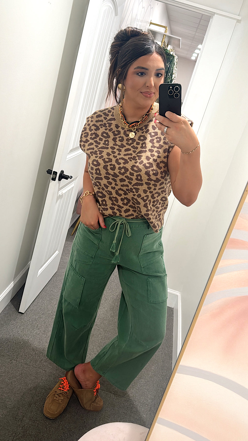 The Callie Leopard Top