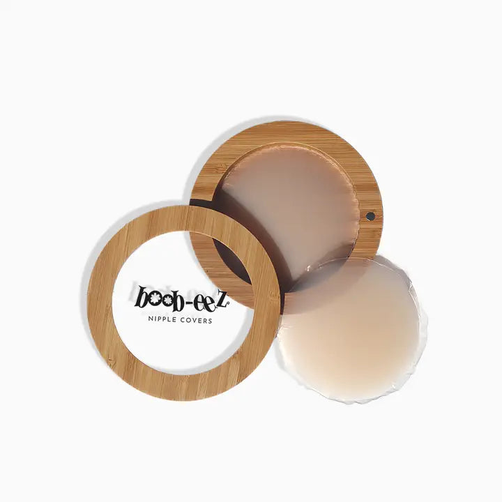 BOOB-EEZ/ Nip Covers + Bamboo Compact Travel Case