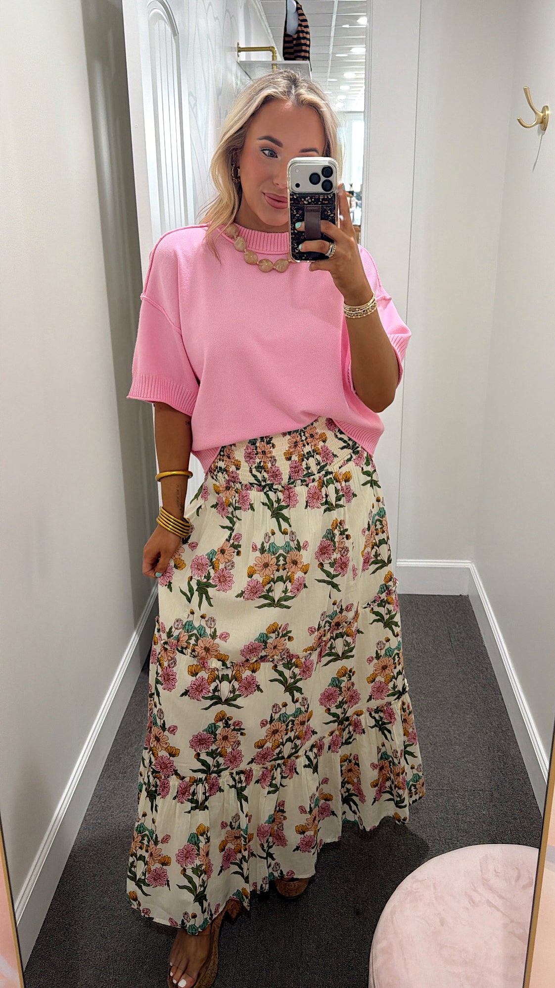 Spring Serenade Top in Pink