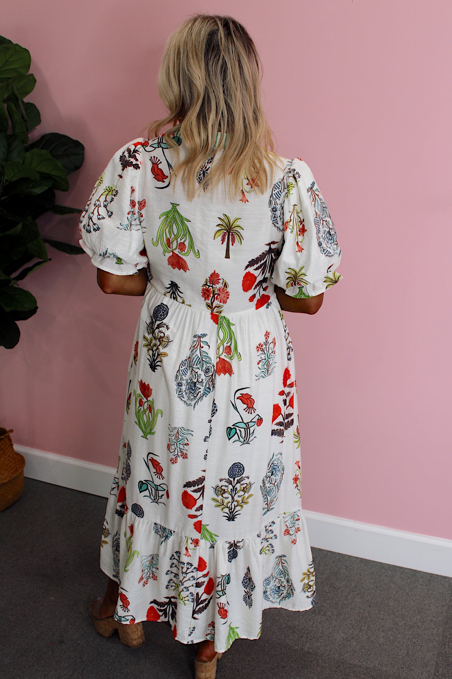 Barnyard Breeze Midi Dresz