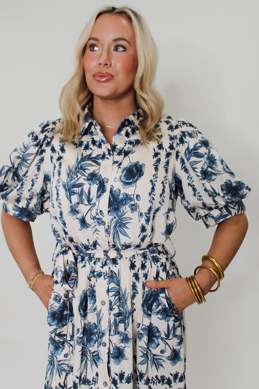 Desert Blooms Midi Dress