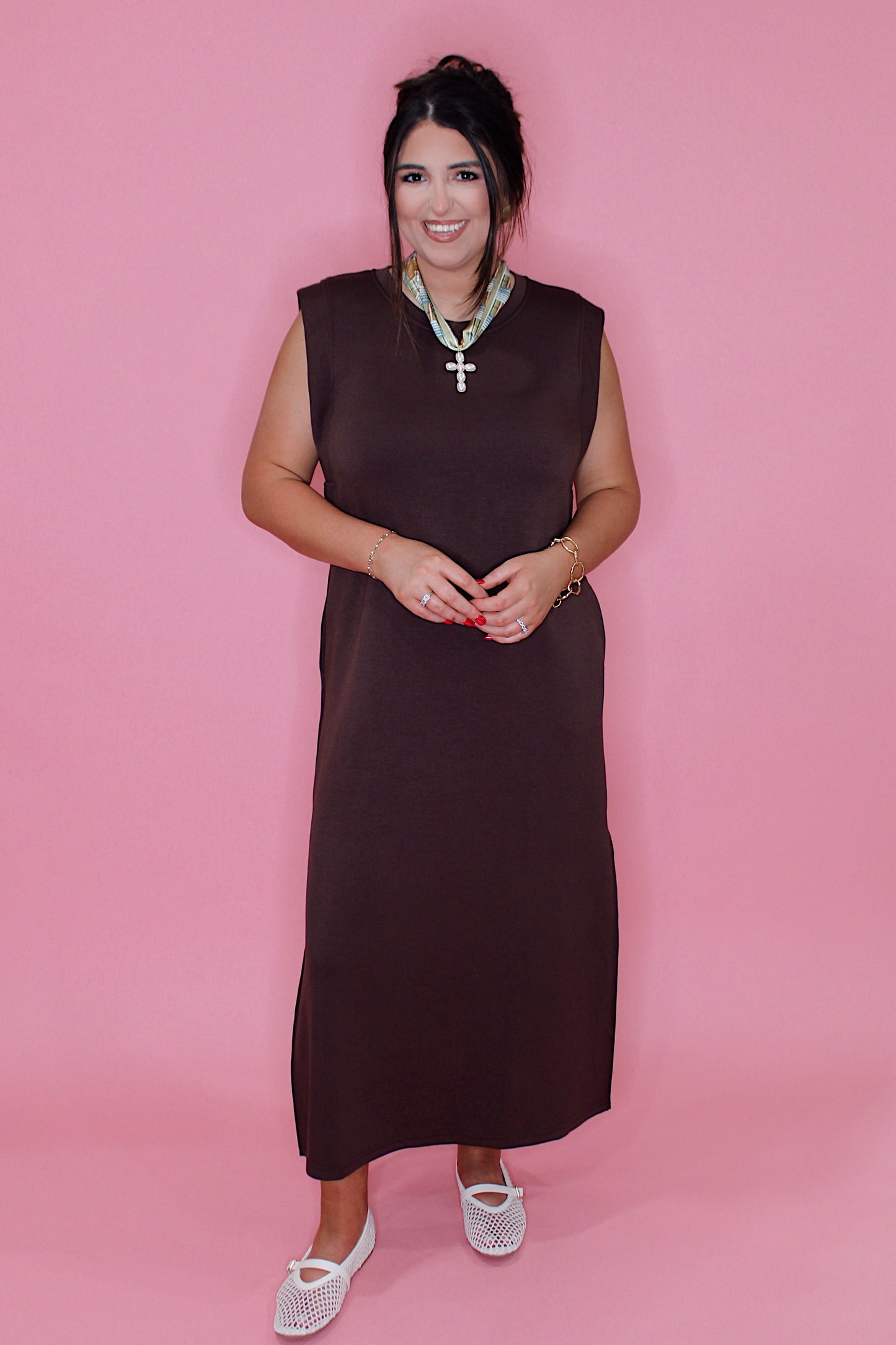 Flagged for Fashion Maxi - Brown