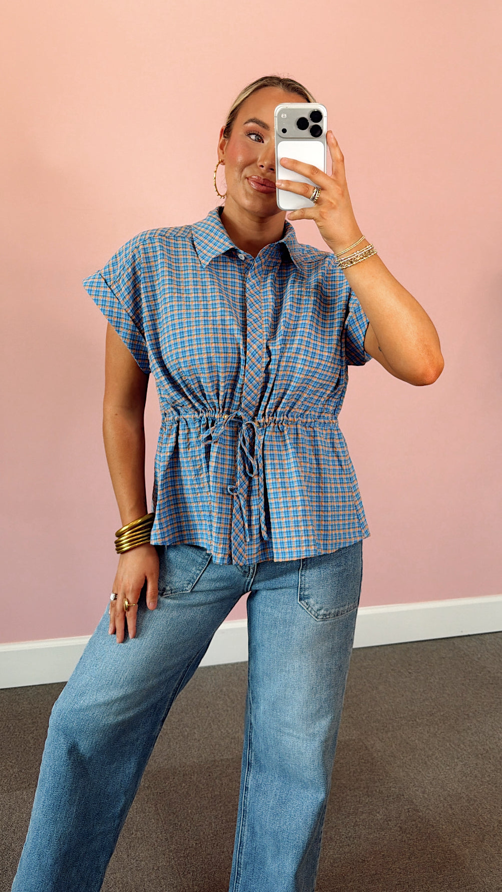 The Simply Plaid Top