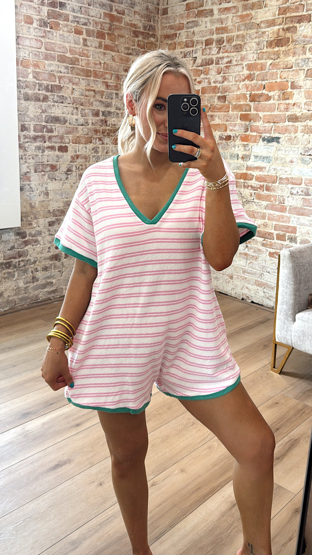 The Kenly Terry Cloth Romper