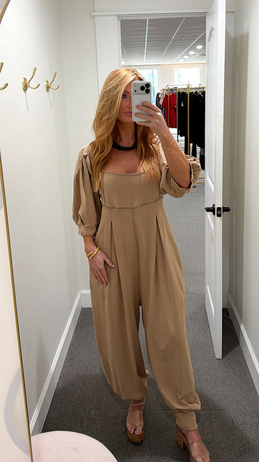 The Everyday Pleated Jumpsuit - Coco