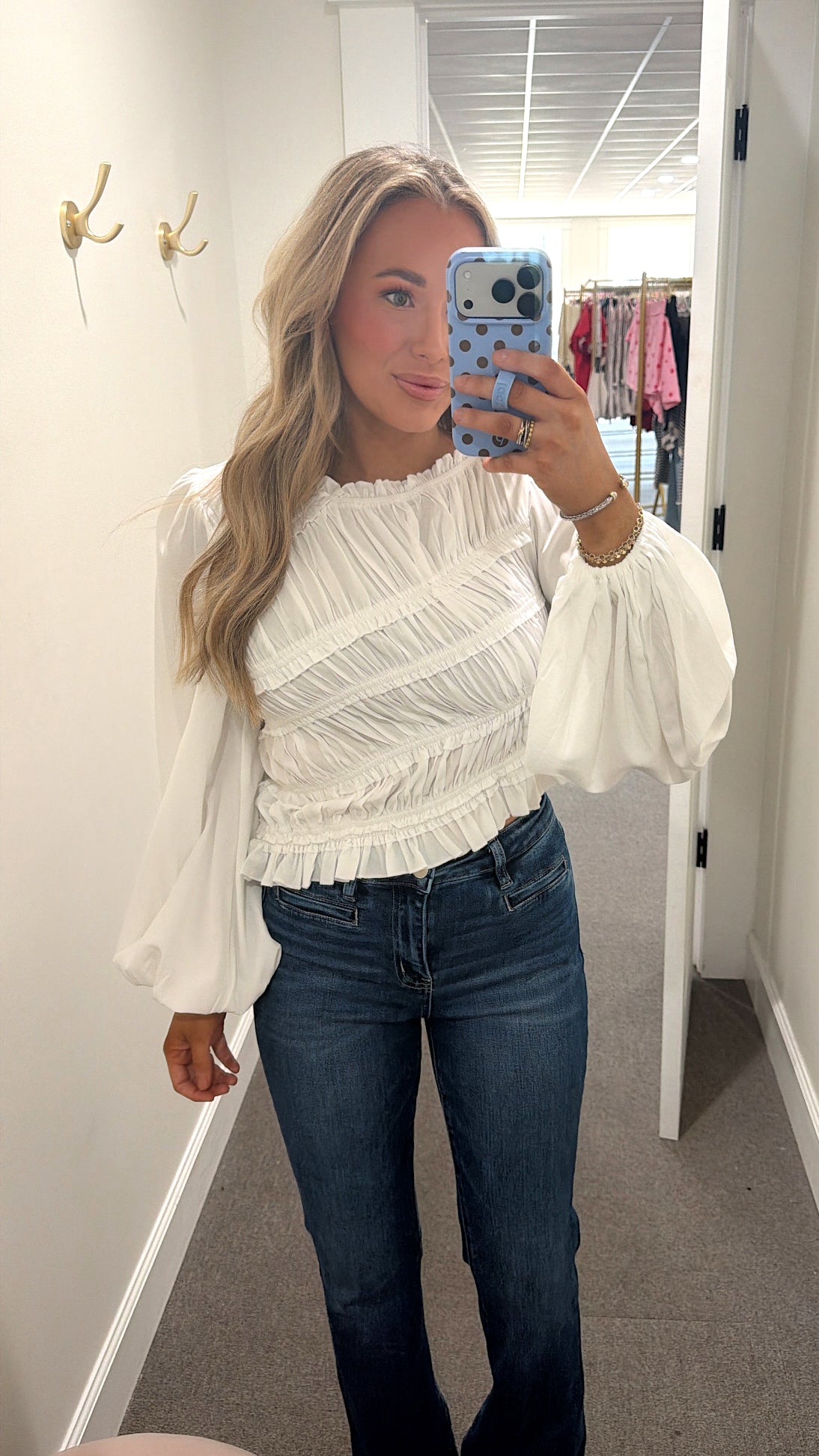 Cinnamon Sweet Scrunched Top