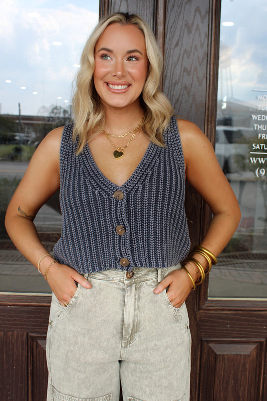 Cabin Cozy Sweater Vest