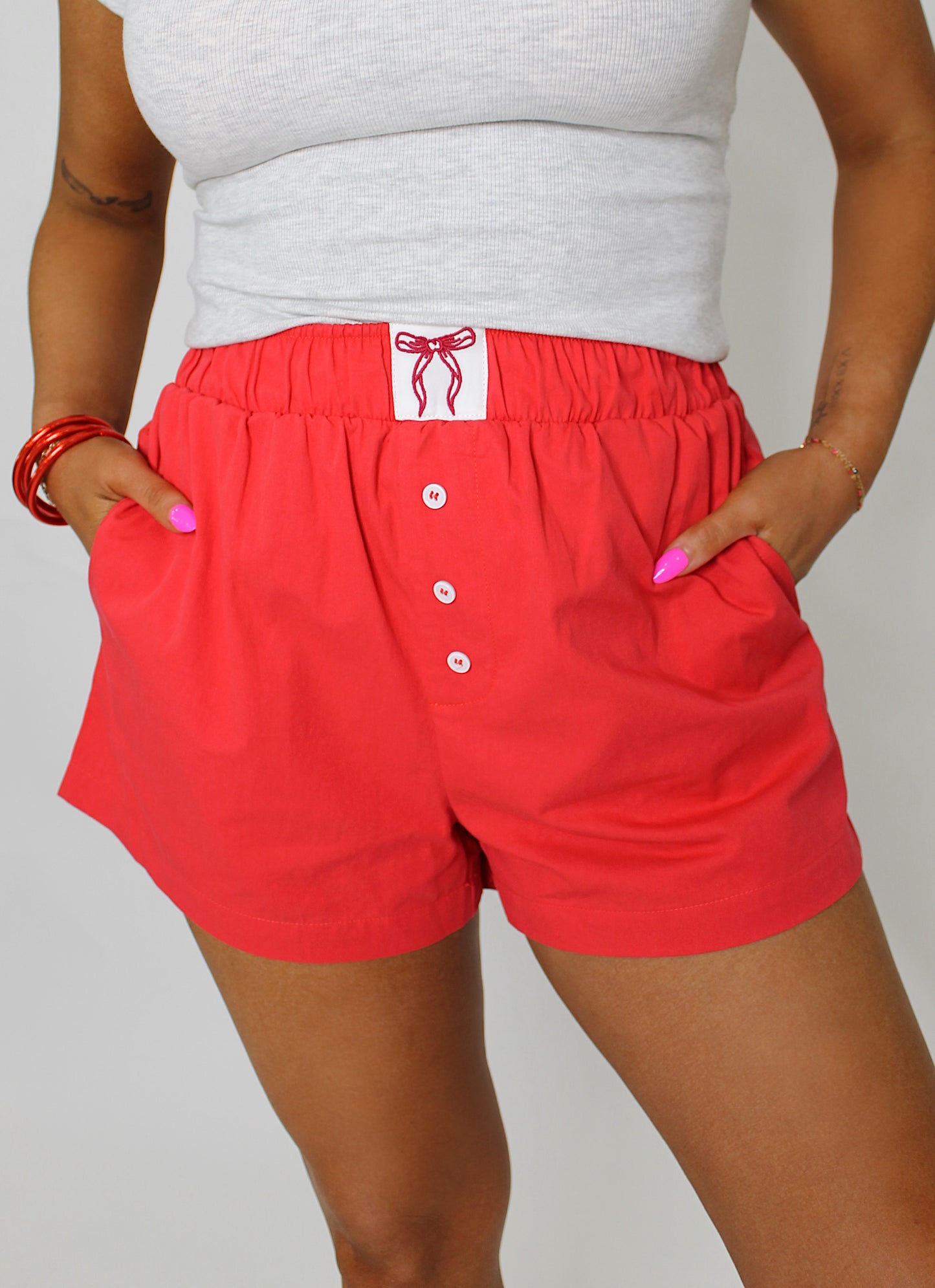 Boxy Bow Shorts