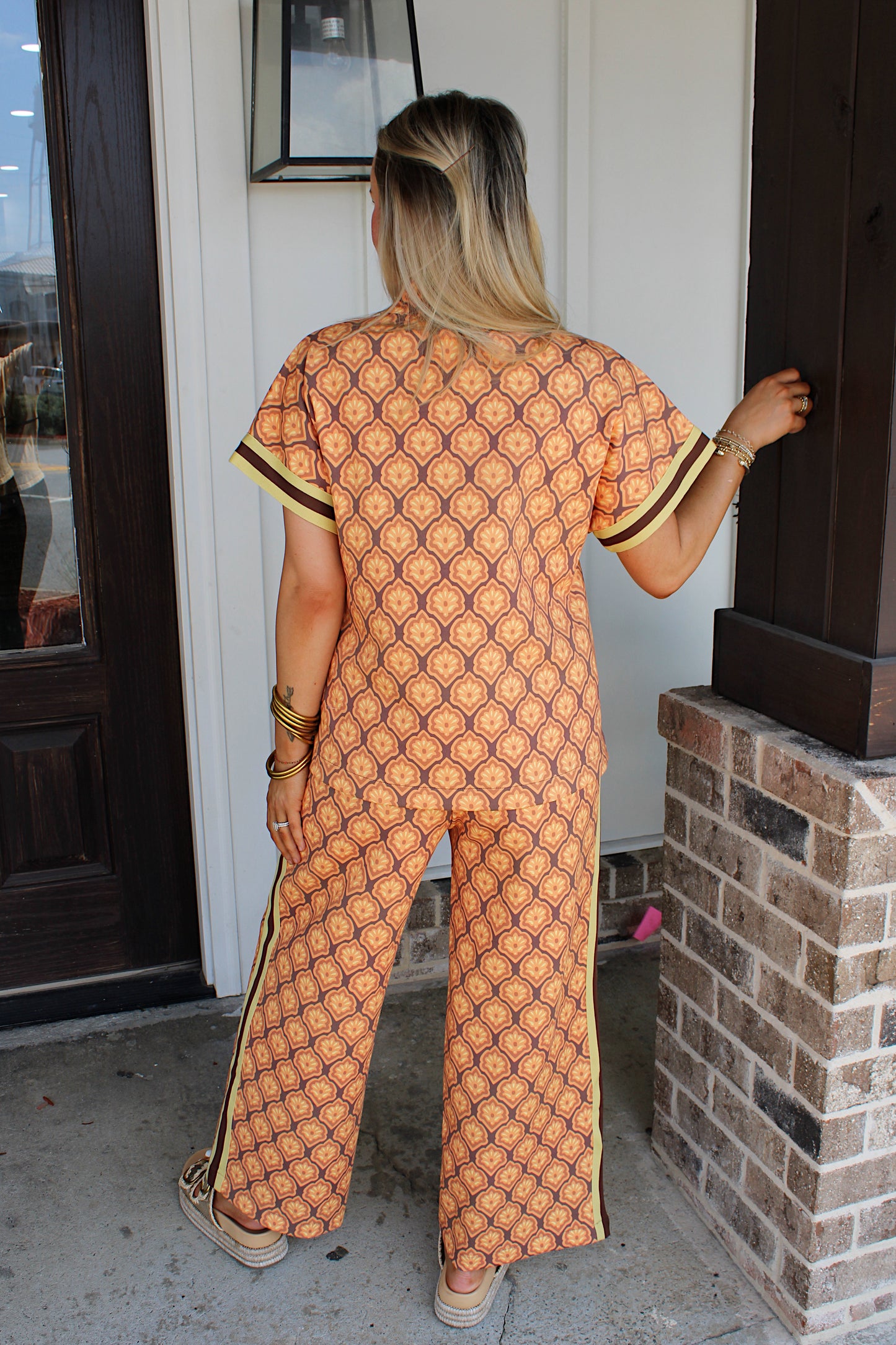 Retro Bloom Pant Set