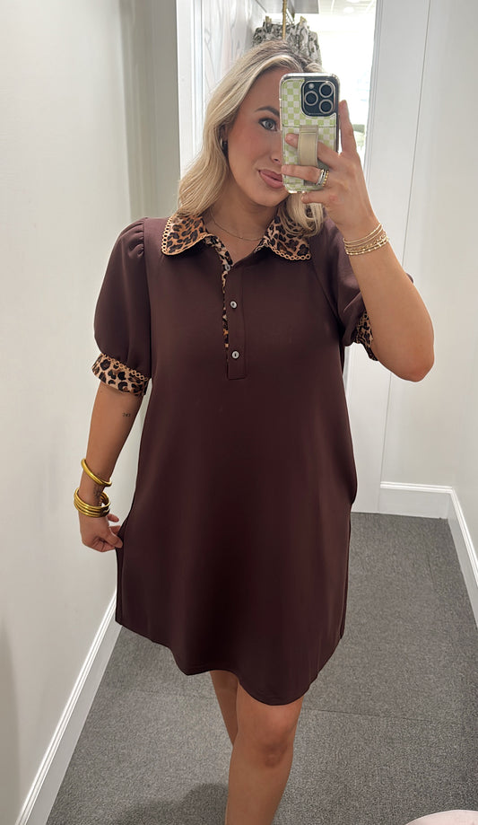 Hidden Attraction Cheetah Dress