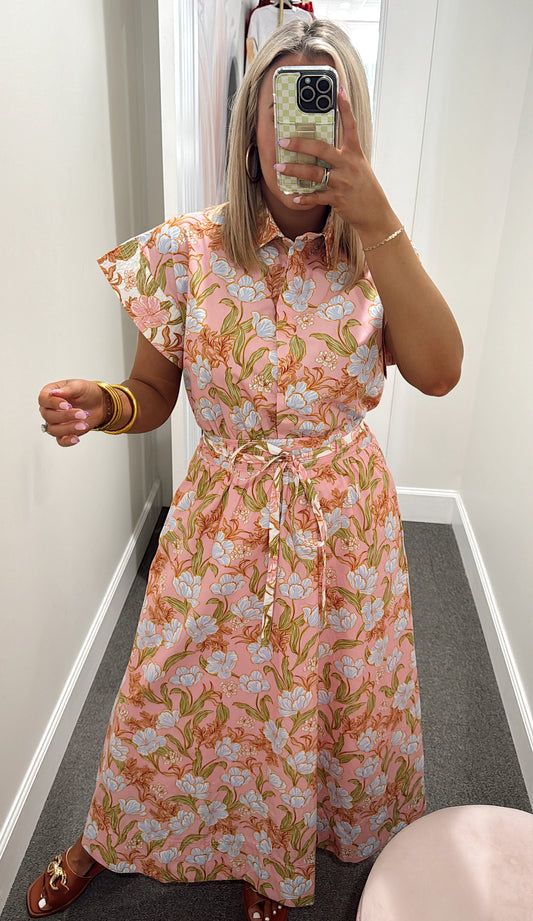 So Charmed Midi Dress