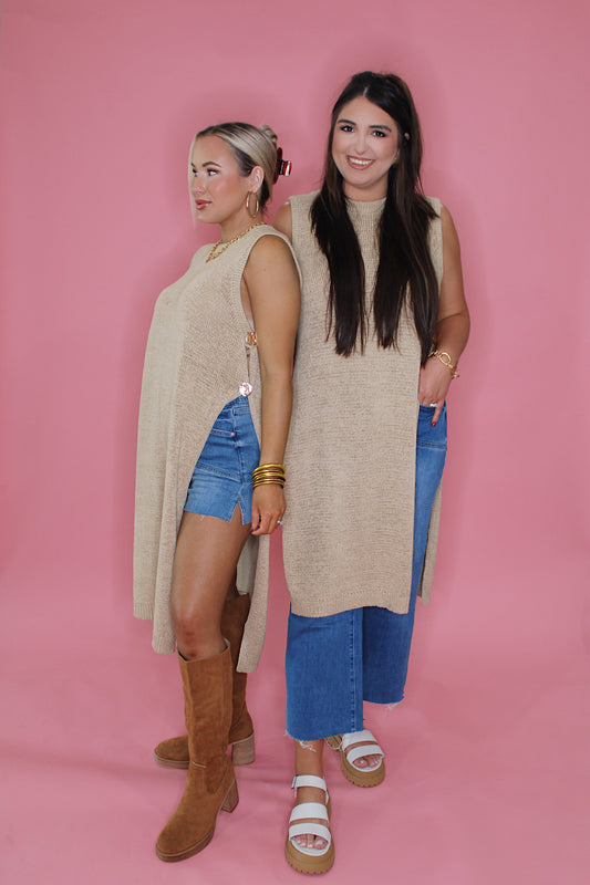 Latte to Go Longline Top