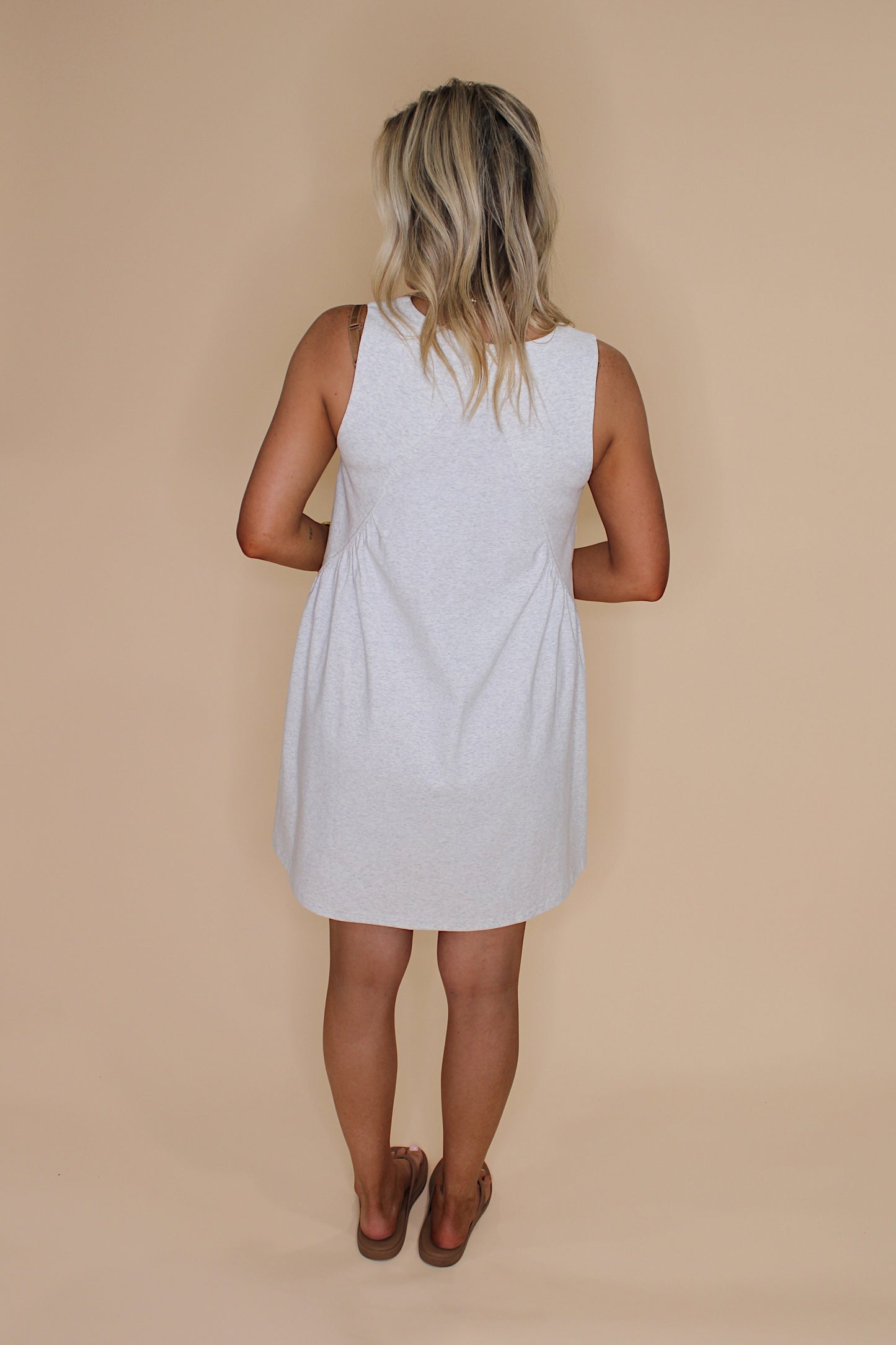 After Beach Breeze Dress - Grey