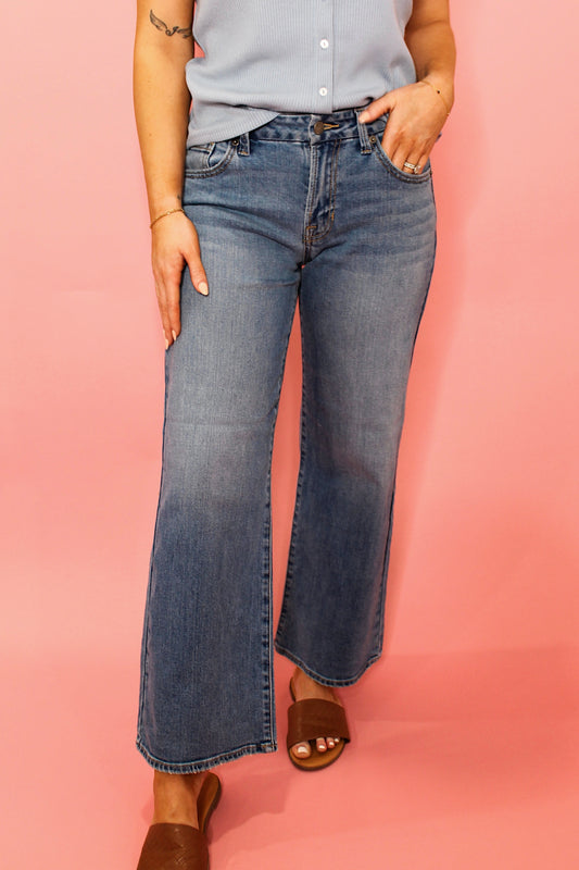 JBD | Cropped Wide Leg Denim