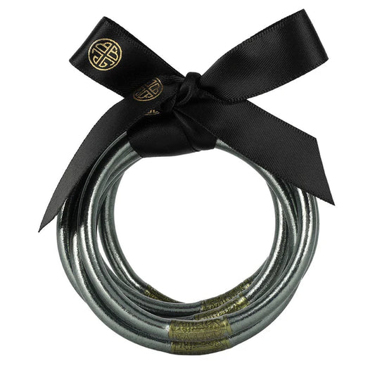 BuDhaGirl / All Weather Bangles - Graphite