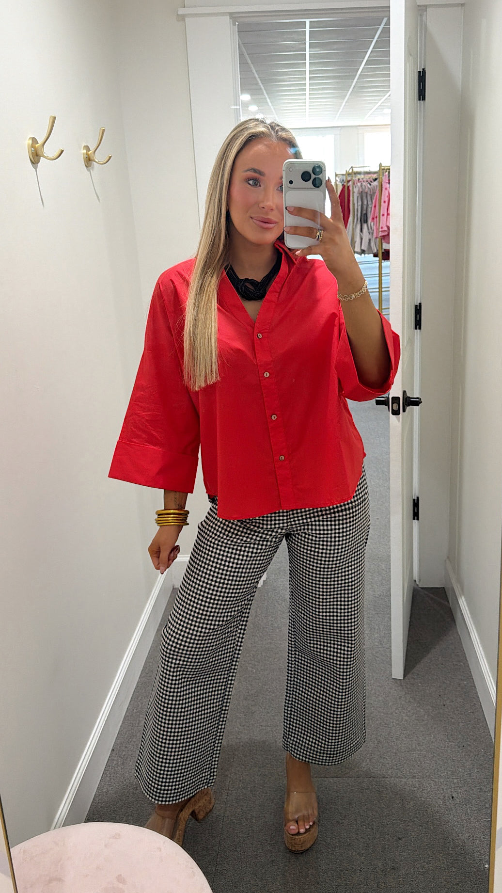 Sweet Victory Gingham Pants