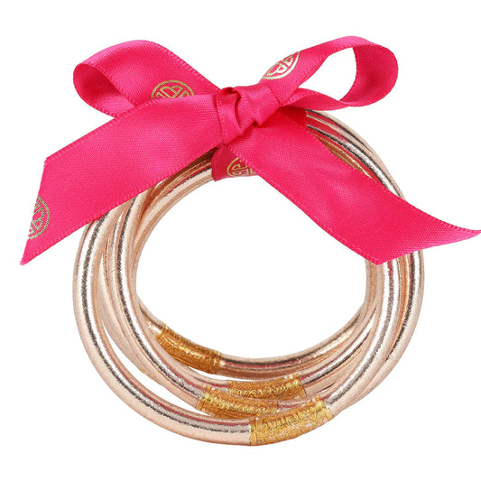 BuDhaGirl / All Weather Bangles - Champagne (Set of 6)