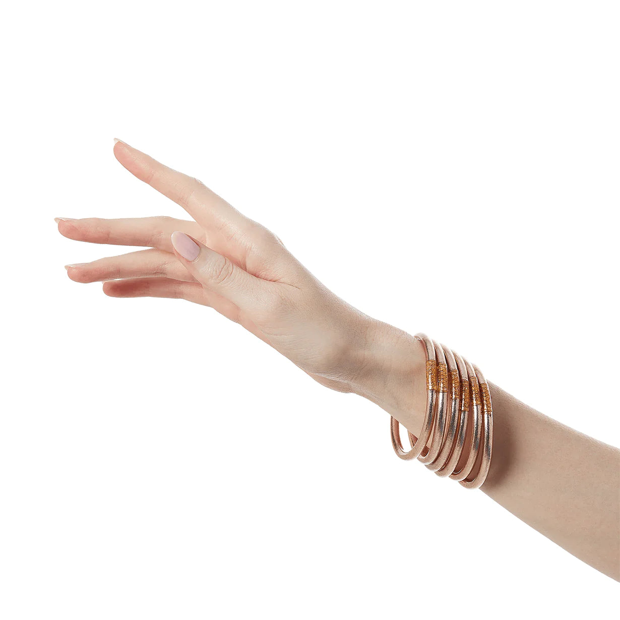 BuDhaGirl / All Weather Bangles - Champagne (Set of 6)