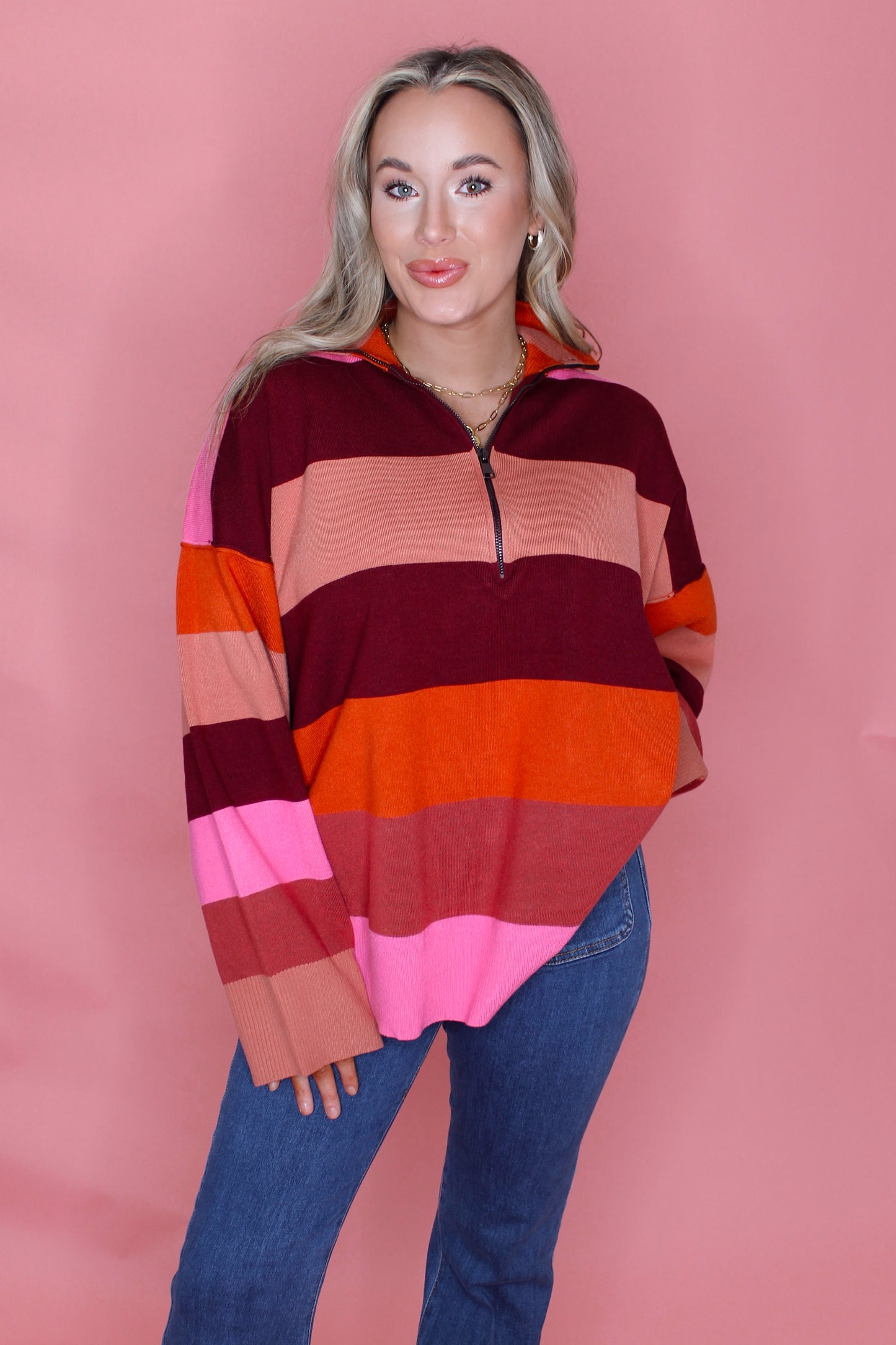 Casual Convo Stripe Sweater