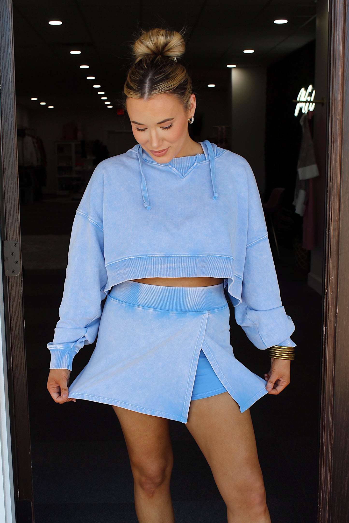 Comfy Babe Skort Set in Lavender